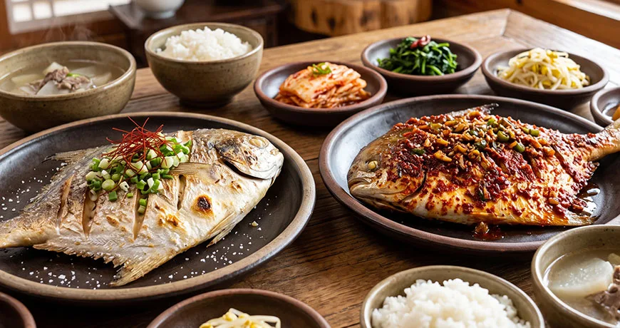 Grilled Pomfret | 병어구이