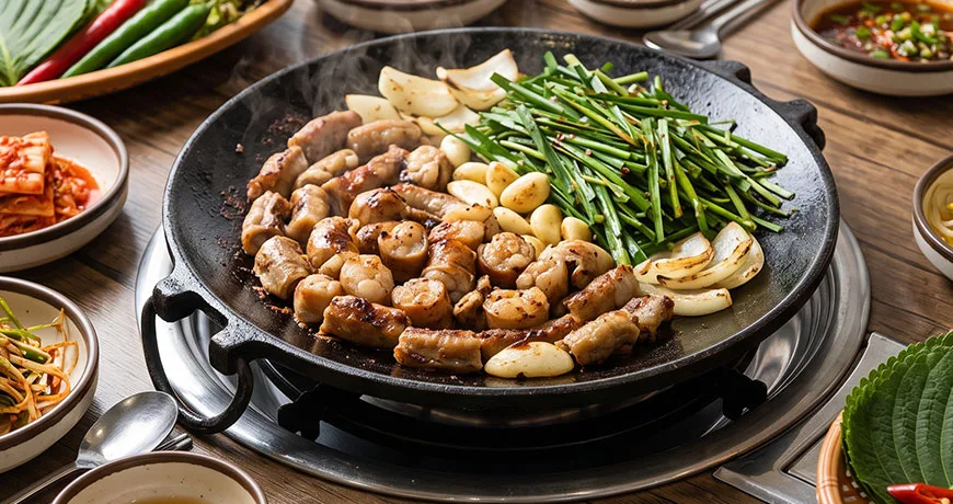 Grilled Beef TripeGrilled Pork Tripe | 곱창구이