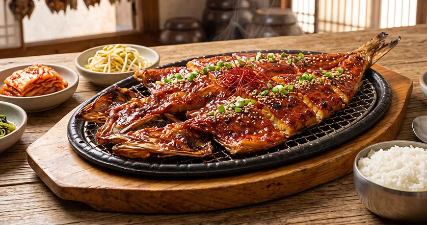 Grilled Dried Pollack | 황태구이