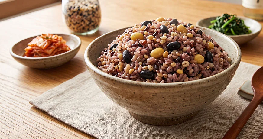 Steamed Multi-grain Rice | 잡곡밥