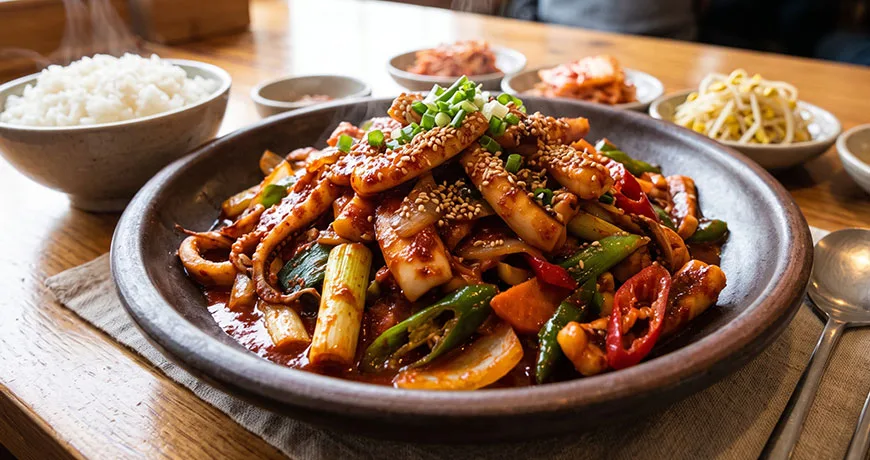 Stir-fried Squid | 오징어볶음