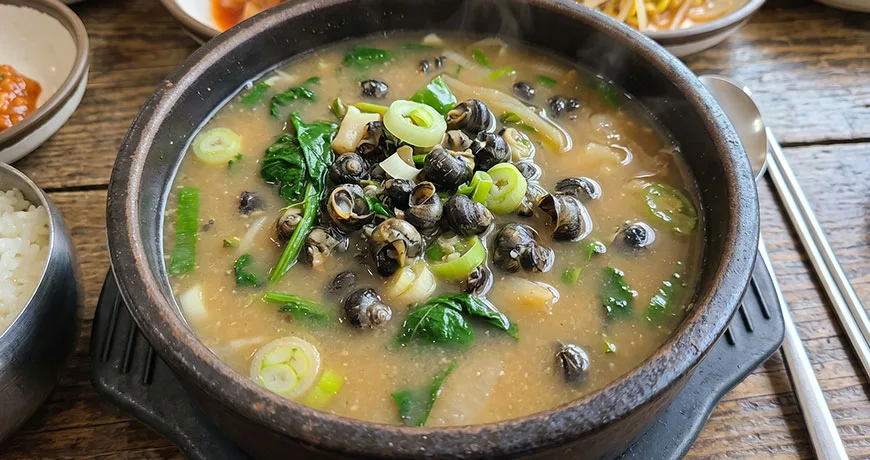Melanian Snail Soup | 올갱잇국