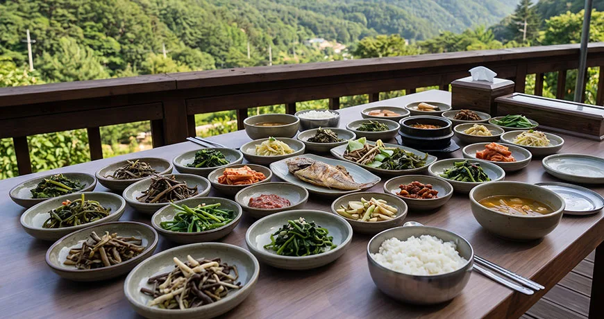 Wild Vegetable Dish Combo | 산채 정식