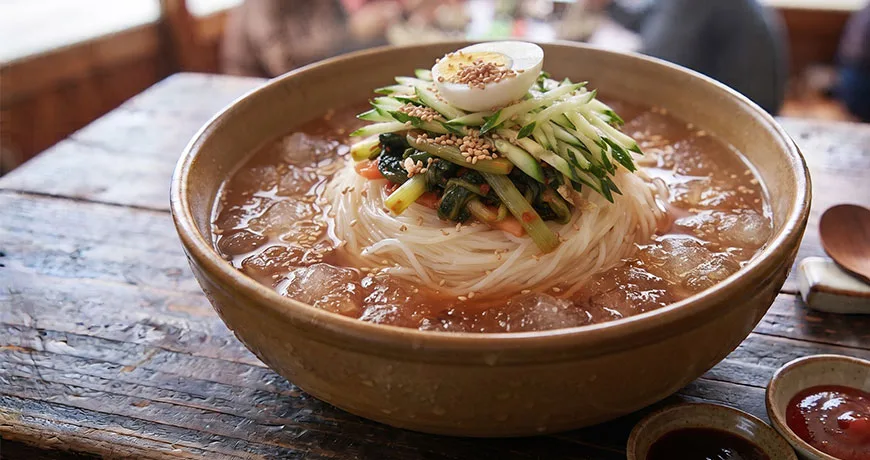 Young Summer Radish KimchiNoodles | 열무국수