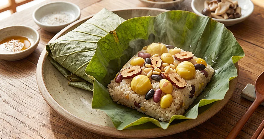 Lotus Leaf Rice | 연잎밥