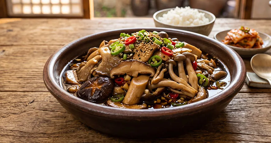 Pickled Mushrooms | 버섯장아찌