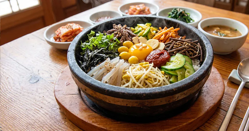 Hot Stone Pot Bibimbap | 돌솥비빔밥