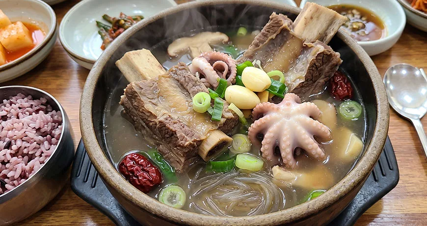 Short Rib and Octopus Soup | 갈낙탕