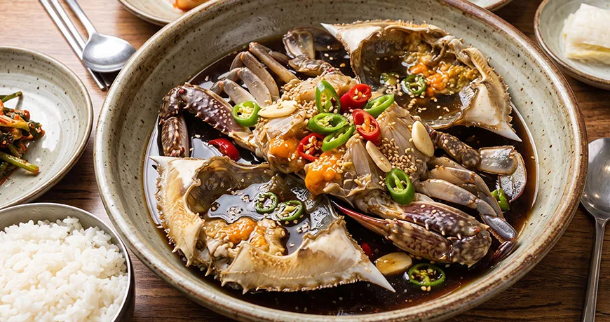 Soy Sauce Marinated Crab | 간장게장
