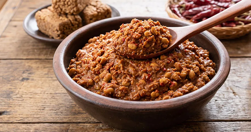 Fermented Soybean Paste with Red Chili Powder | 막장