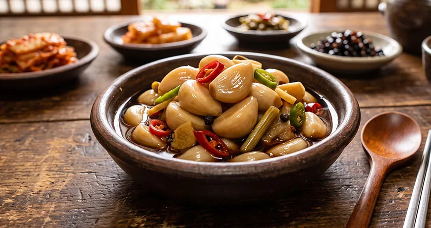 Pickled Garlic | 마늘장아찌