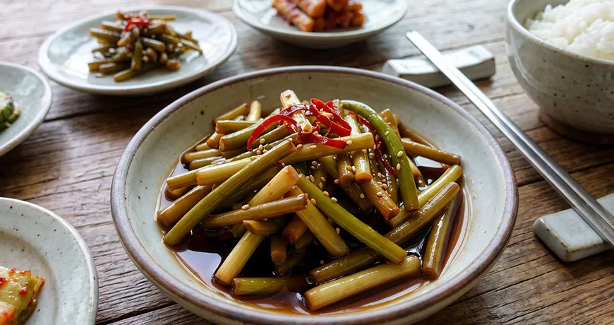 Pickled Garlic Stem | 마늘종장아찌