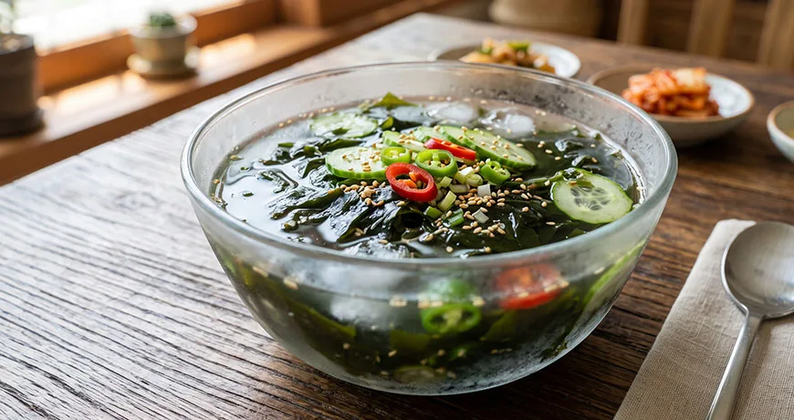 Chilled Seaweed Soup | 미역냉국