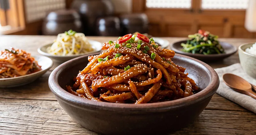 Pickled Dried Radish | 무말랭이장아찌