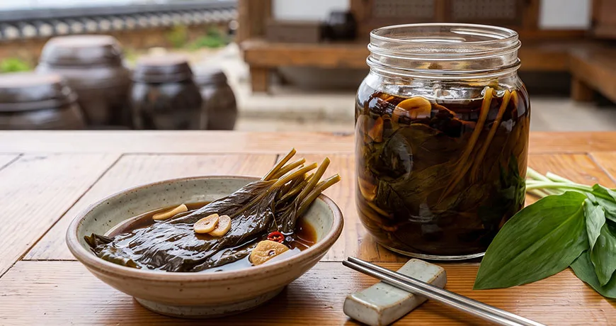 Pickled Victory Onion | 명이나물장아찌